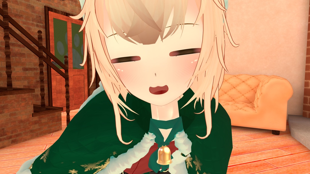 【3Dモデル】シャミー・サンタ