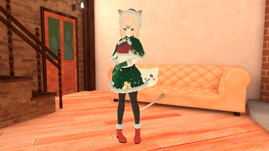 【3Dモデル】シャミー・サンタ