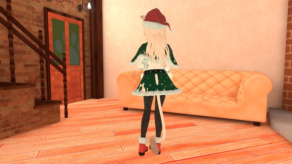 【3Dモデル】シャミー・サンタ