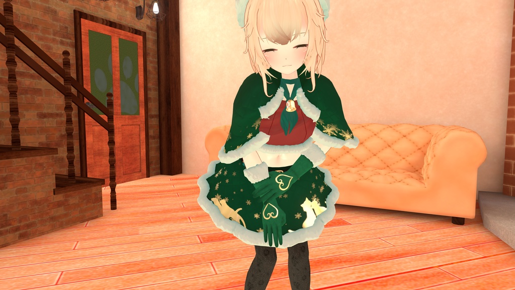 【3Dモデル】シャミー・サンタ