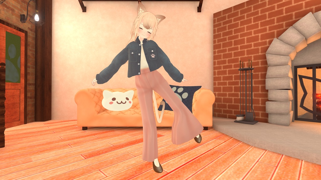 【3Dモデル】シャミー・春デニム