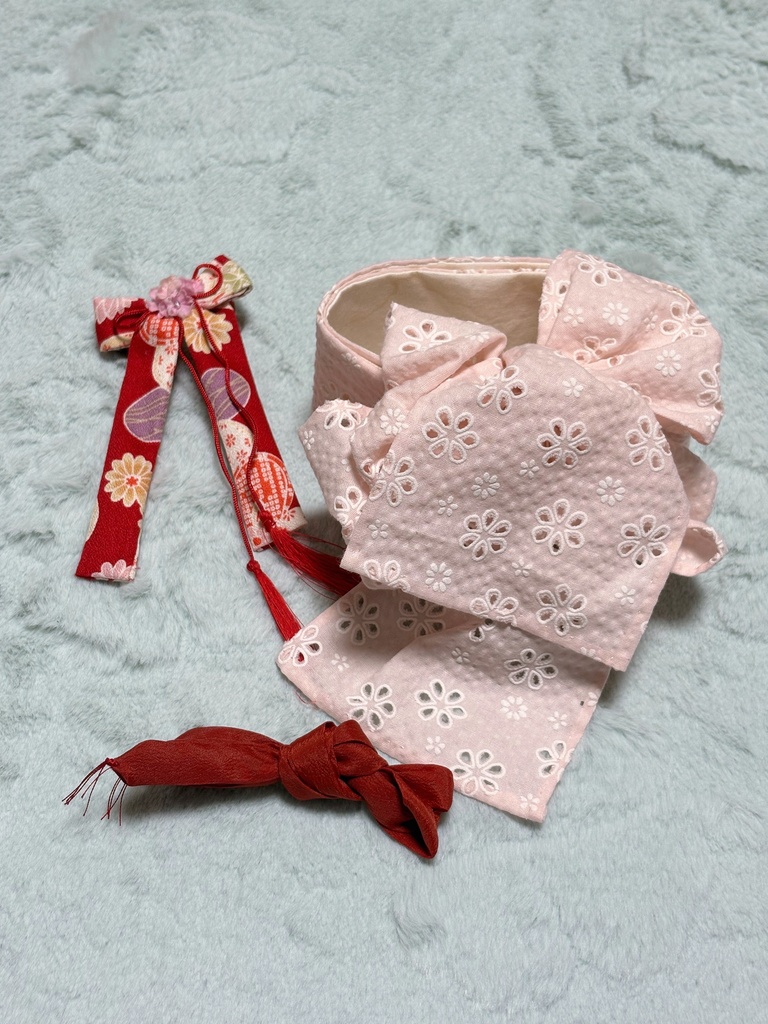 SD〜13SD少女サイズ　総手縫い浴衣　難あり品