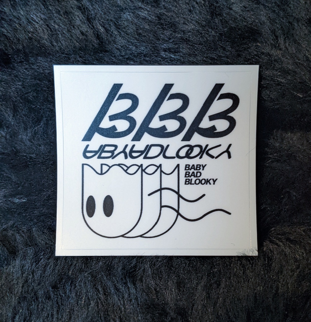 BABY BAD BLOOKYステッカー