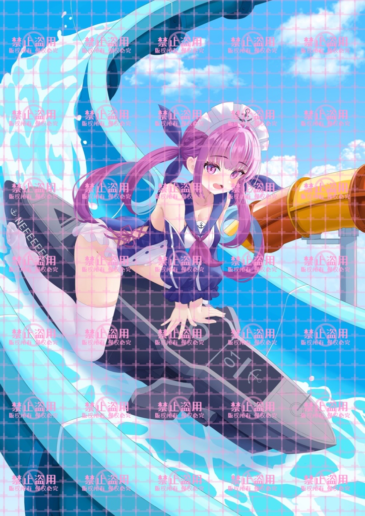 【通販】【送料無料】湊あくあ Minato Aqua 水着 浮きマット[等身大PVC ]