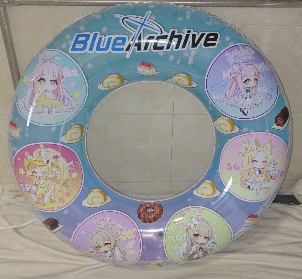 【通販】【浮き輪】【ブルーアーカイブ】ティーパーティー  桐藤 ナギサ/聖園 ミカ/百合園 セイア  浮き輪 