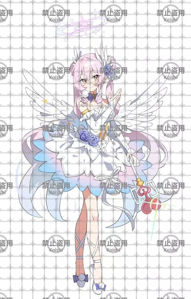 【予約頒布】【送料無料】聖園ミカ（まほうしょうじょ）  エアーダンボール  エアークッション[等身大PVC抱き枕] [空気ビニール] [エアクッション] [空ビ 同人] [等身大エアーPOP ]（5/15まで）