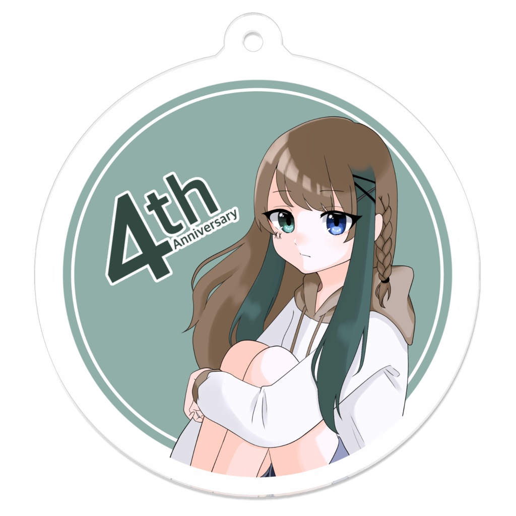 【4周年】かなとの活動初期アイコン風アクキー