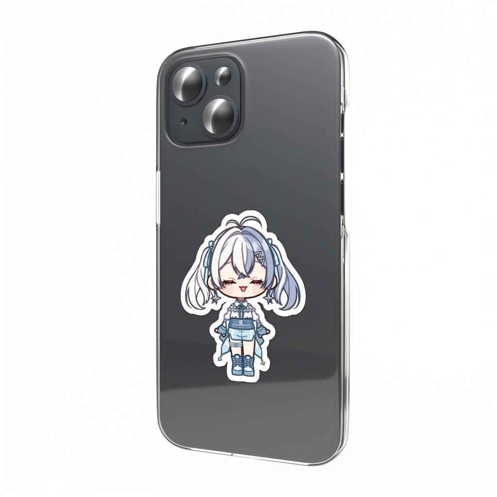 まめ秩序めあにっこり！スマホステッカー