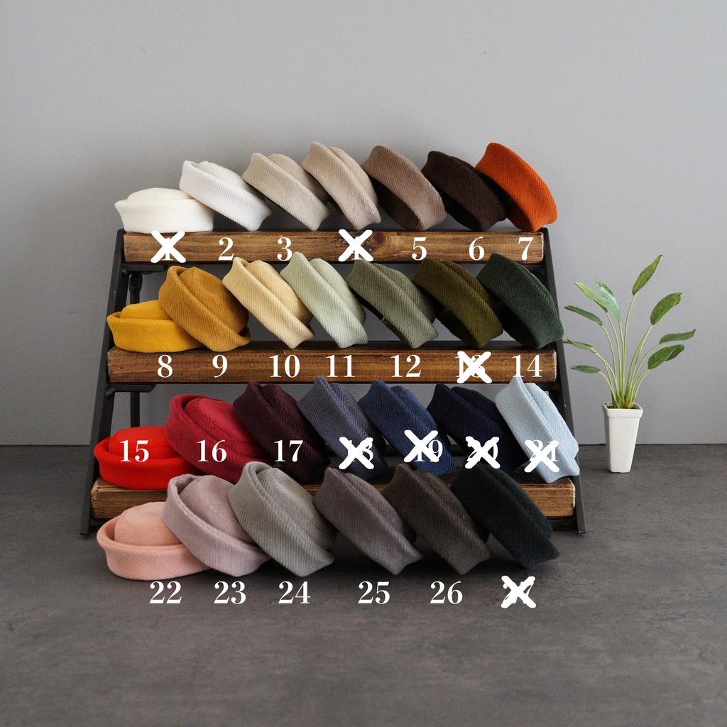 【受注】コーデュロイハット2025