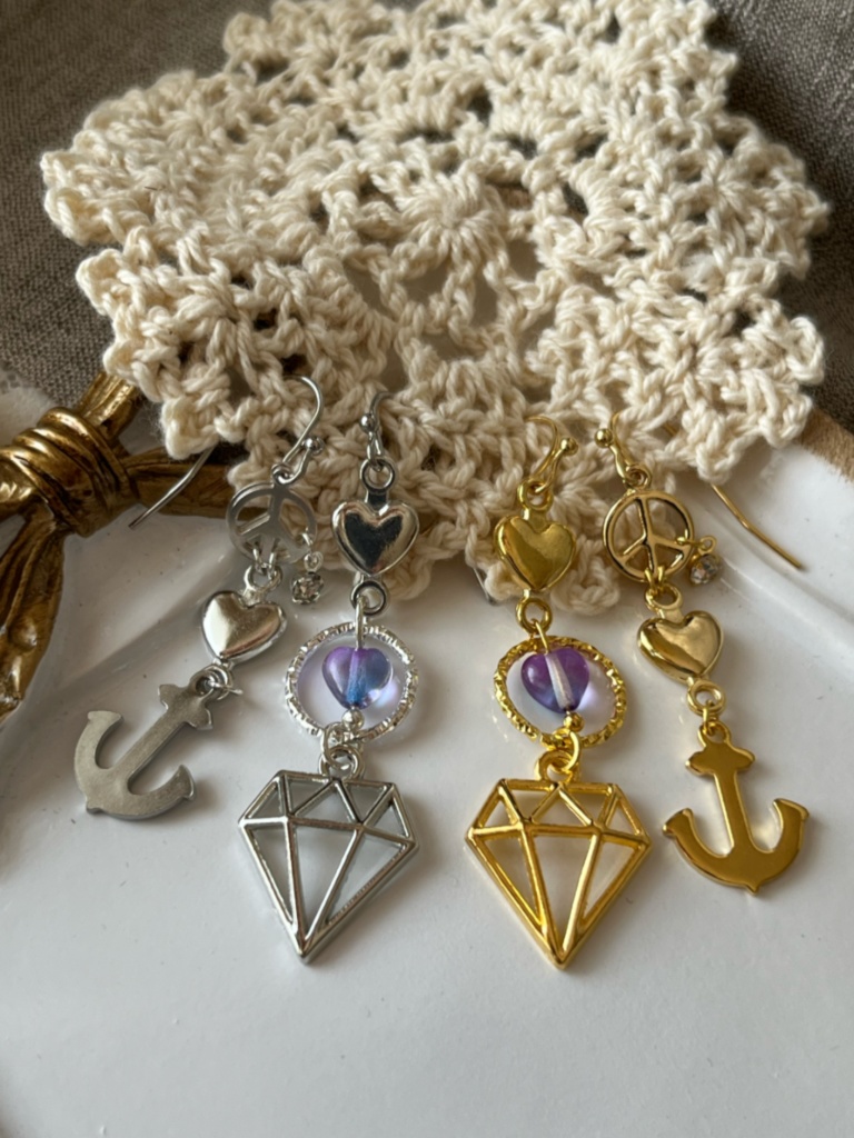 東方仗助/クレイジーダイヤモンド ピアス/ノンホールピアス 片耳売り・一個売り