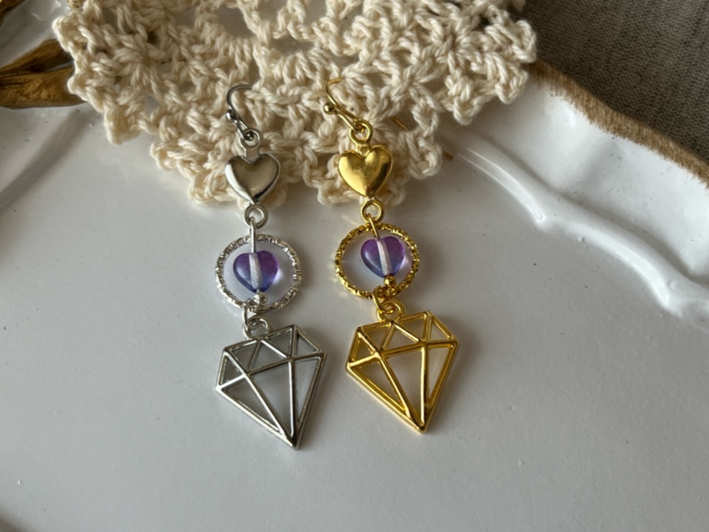 東方仗助/クレイジーダイヤモンド ピアス/ノンホールピアス 片耳売り・一個売り