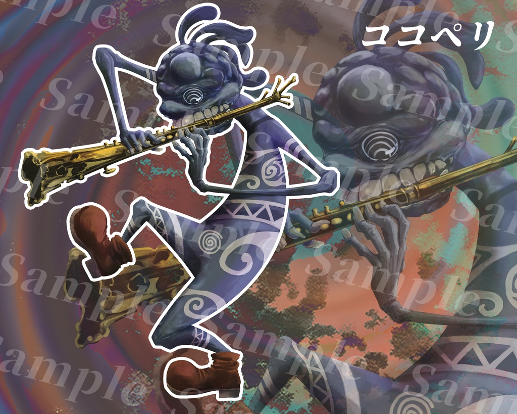 クトゥルフ神話生物素材集6_ニャルの化身たち