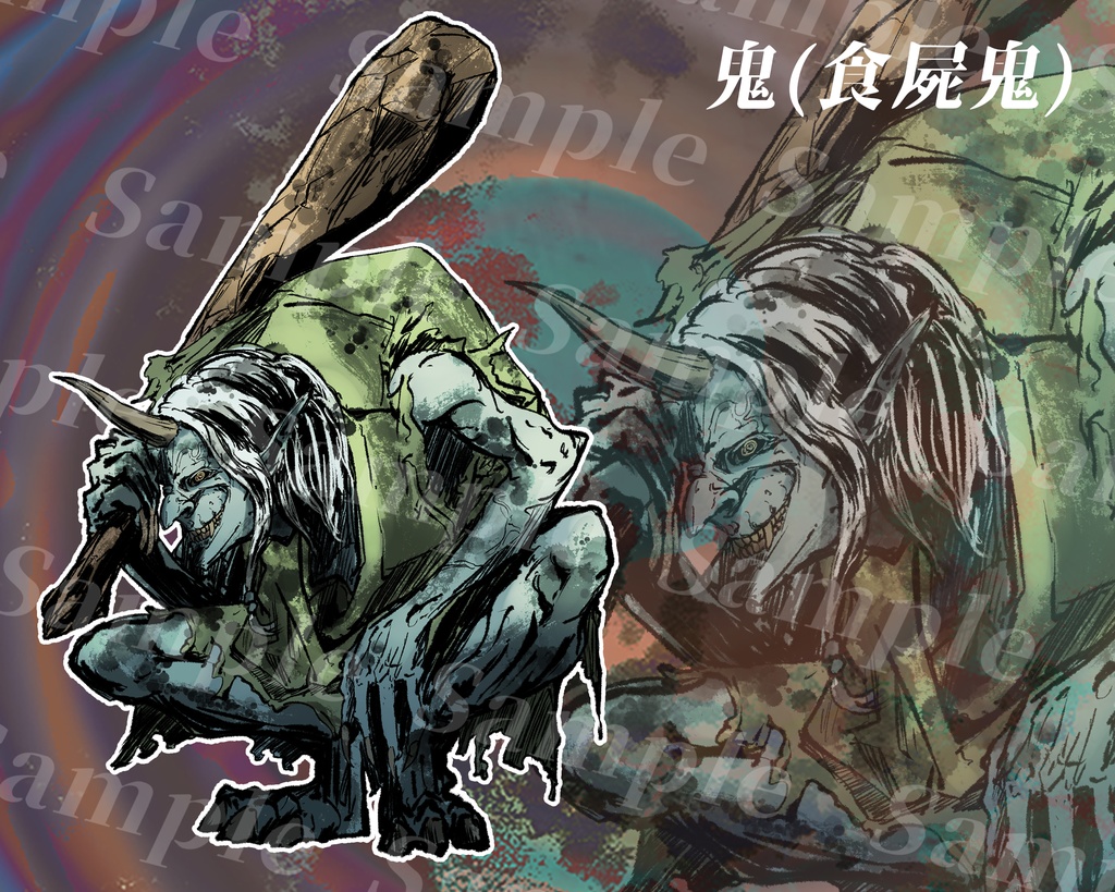 クトゥルフ神話生物素材集 第9弾!!比叡山炎上編