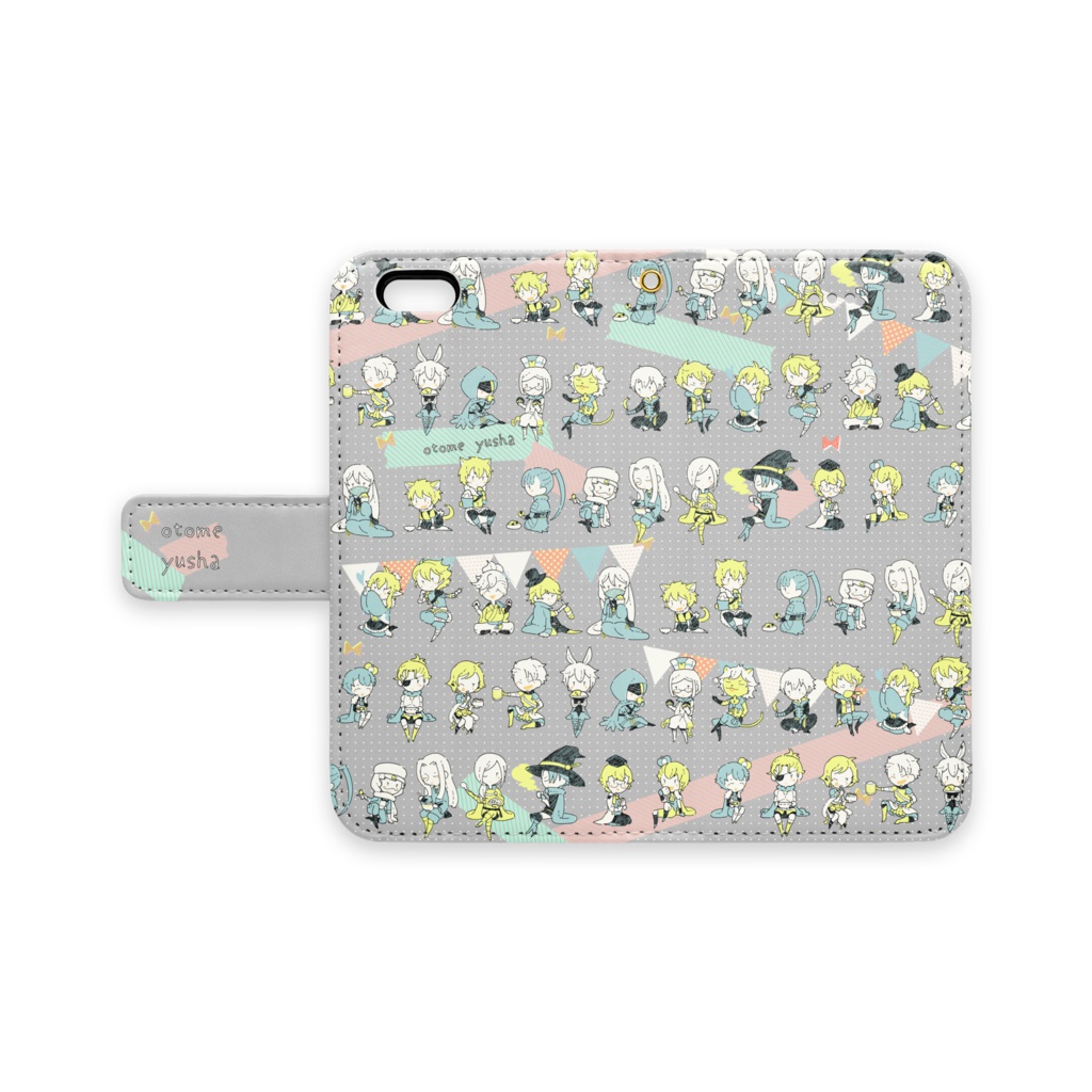 もぐもぐスレイヤー手帳型ケース