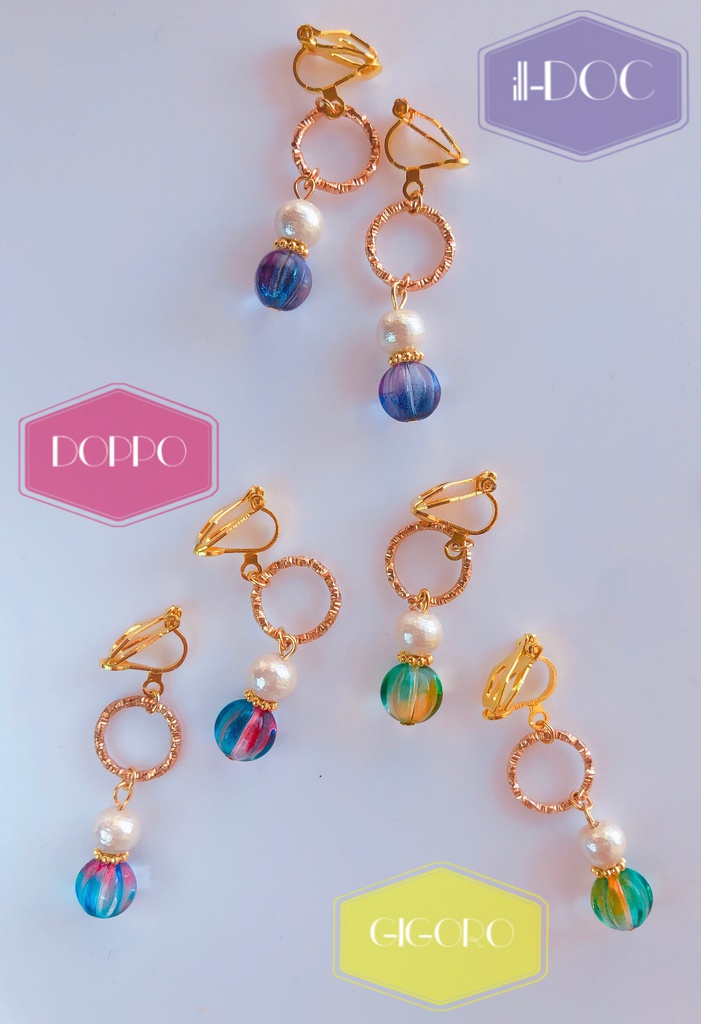 ヒプノシスマイク・寂雷イメージイヤリング①