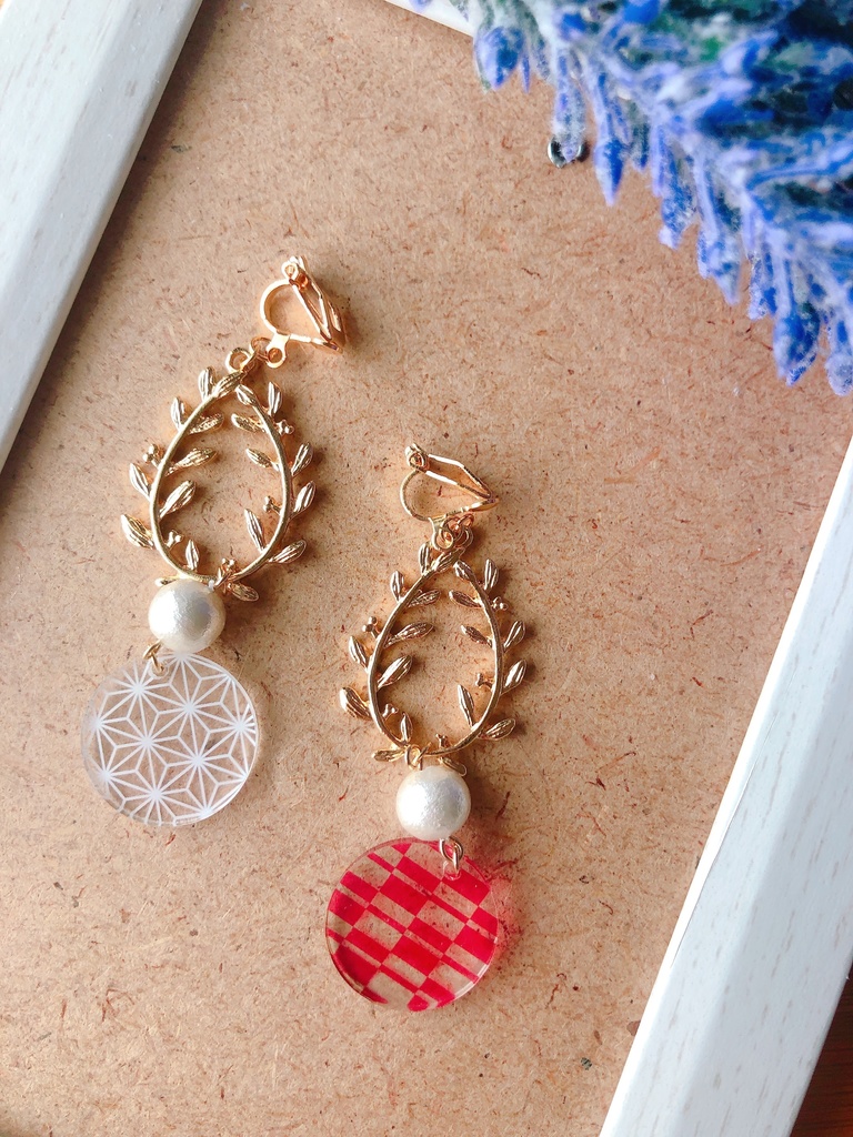 鬼滅の刃・竈門禰豆子イメージイヤリング