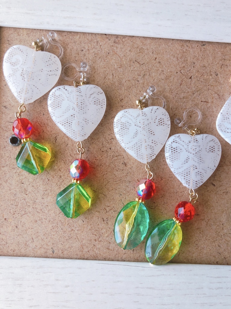 ヒプマイ・白膠木簓イメージイヤリング⑥クリームソーダ