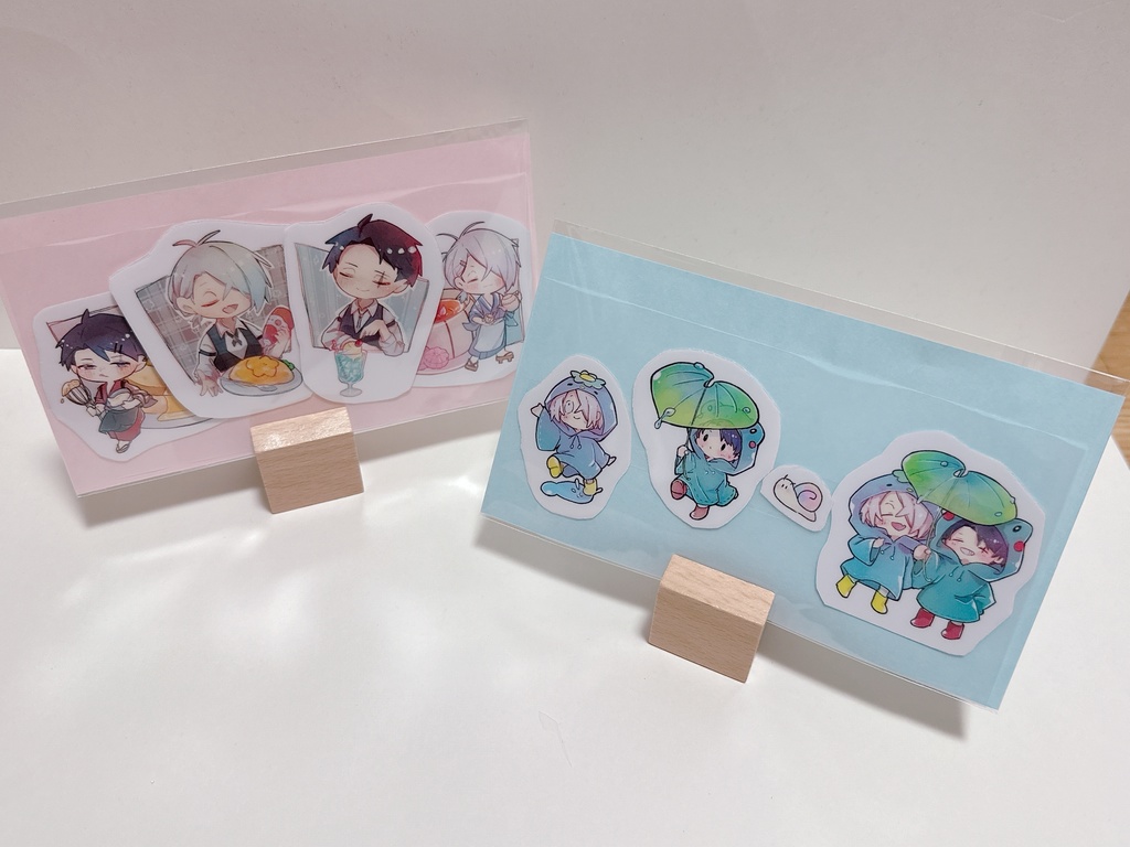 あめとちちたち クリアステッカー