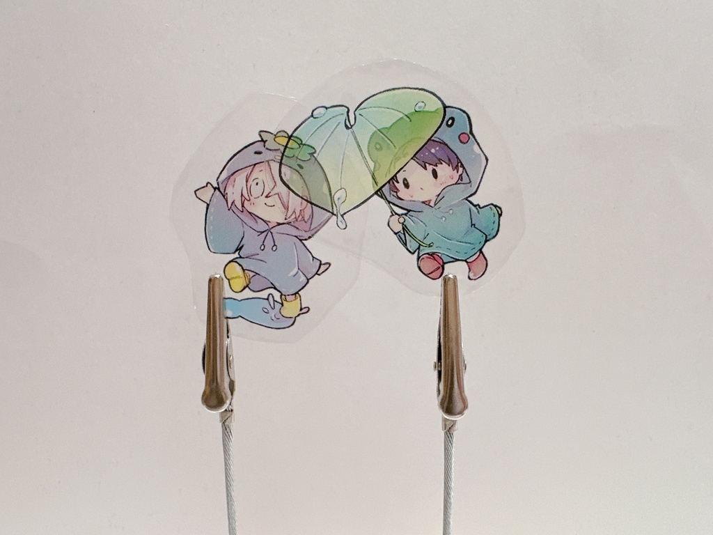 あめとちちたち クリアステッカー