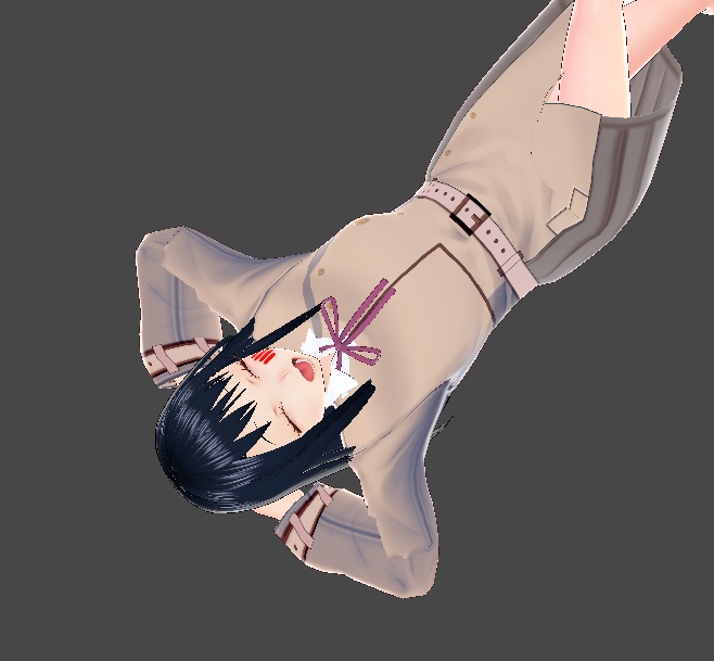 【VRoidStudio1.12.0】リコリスリコイル風 制服(錦木千束+井ノ上たきなver)試作品