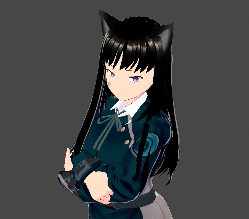 【VRoidStudio1.12.0】リコリスリコイル風 制服(錦木千束+井ノ上たきなver)試作品