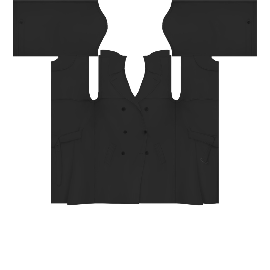 【VRoidStudio1.16.0】チェーンソーマン風衣装(マキマ)試作品