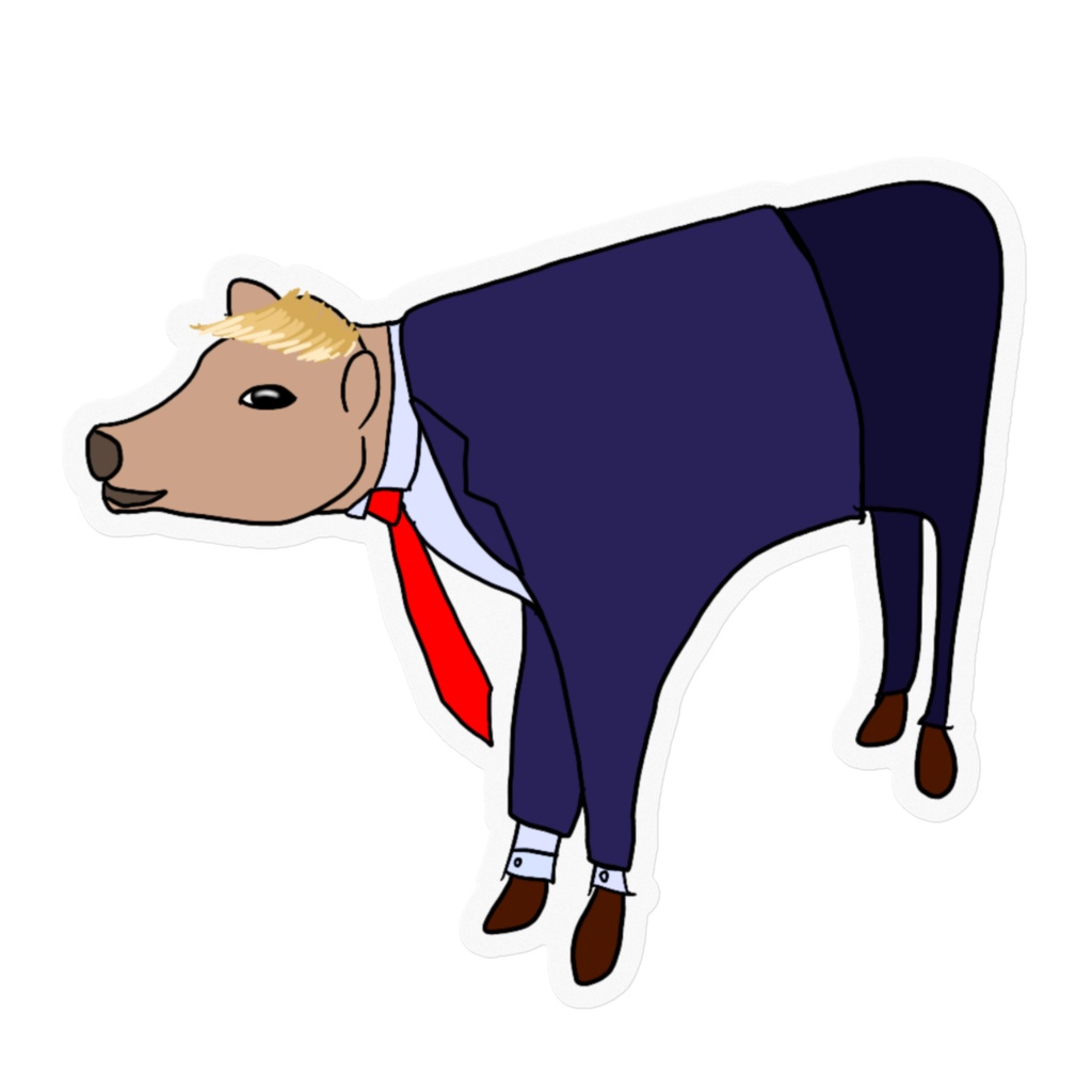 ウシンプステッカー