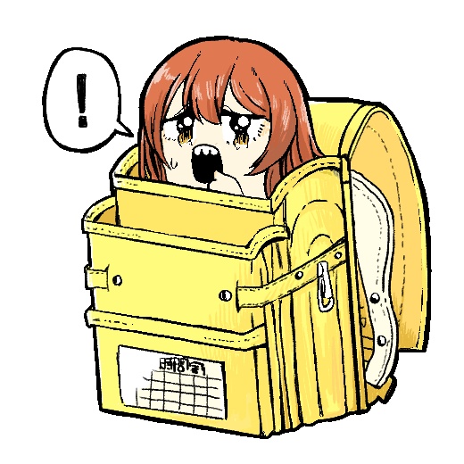 甜花ちゃんが間違って入っちゃったアクスタ「ランドセル」