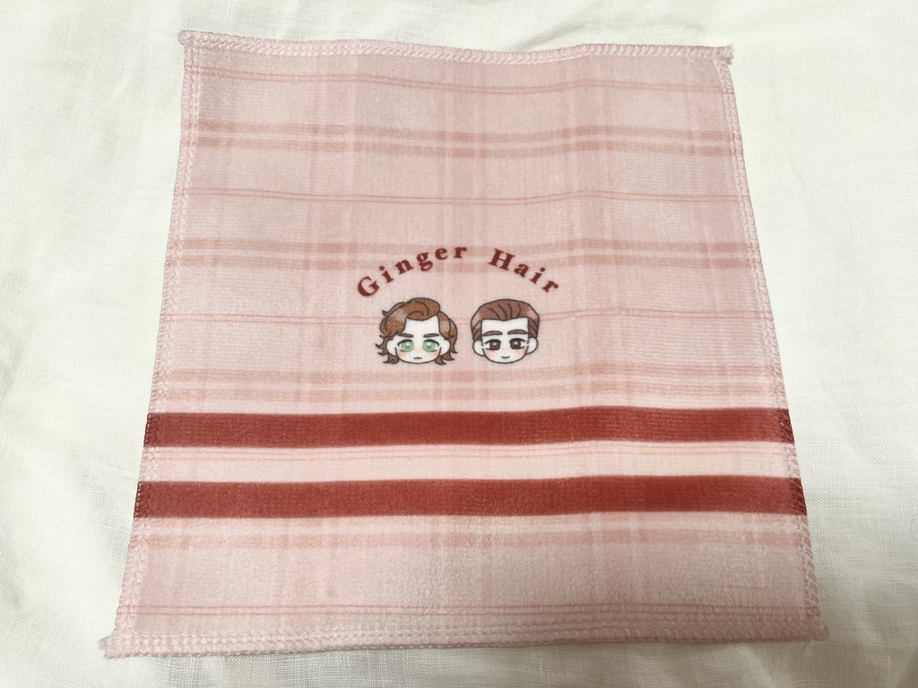 赤毛タオルハンカチ