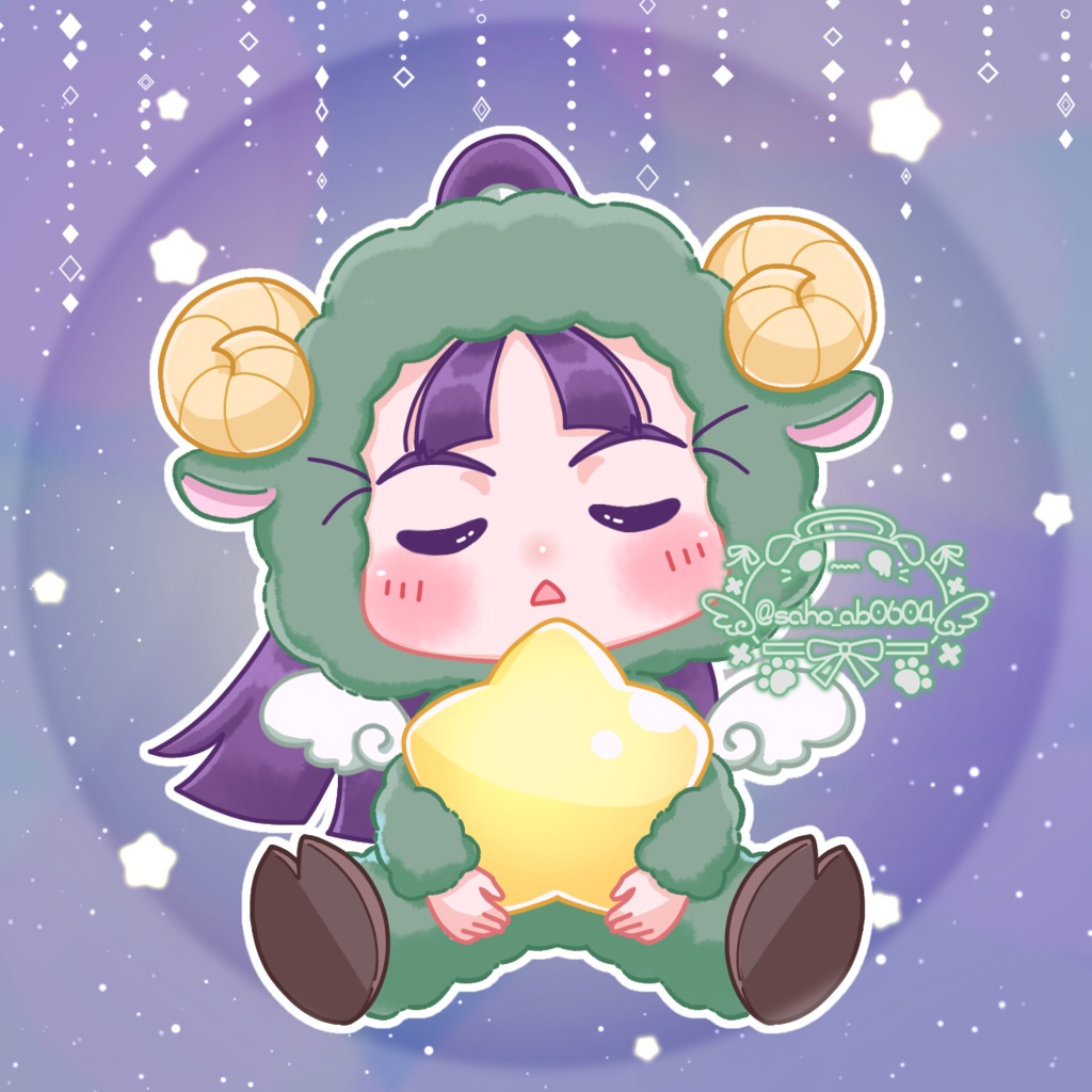 おやすみアクキー 6年生 ホロ加工