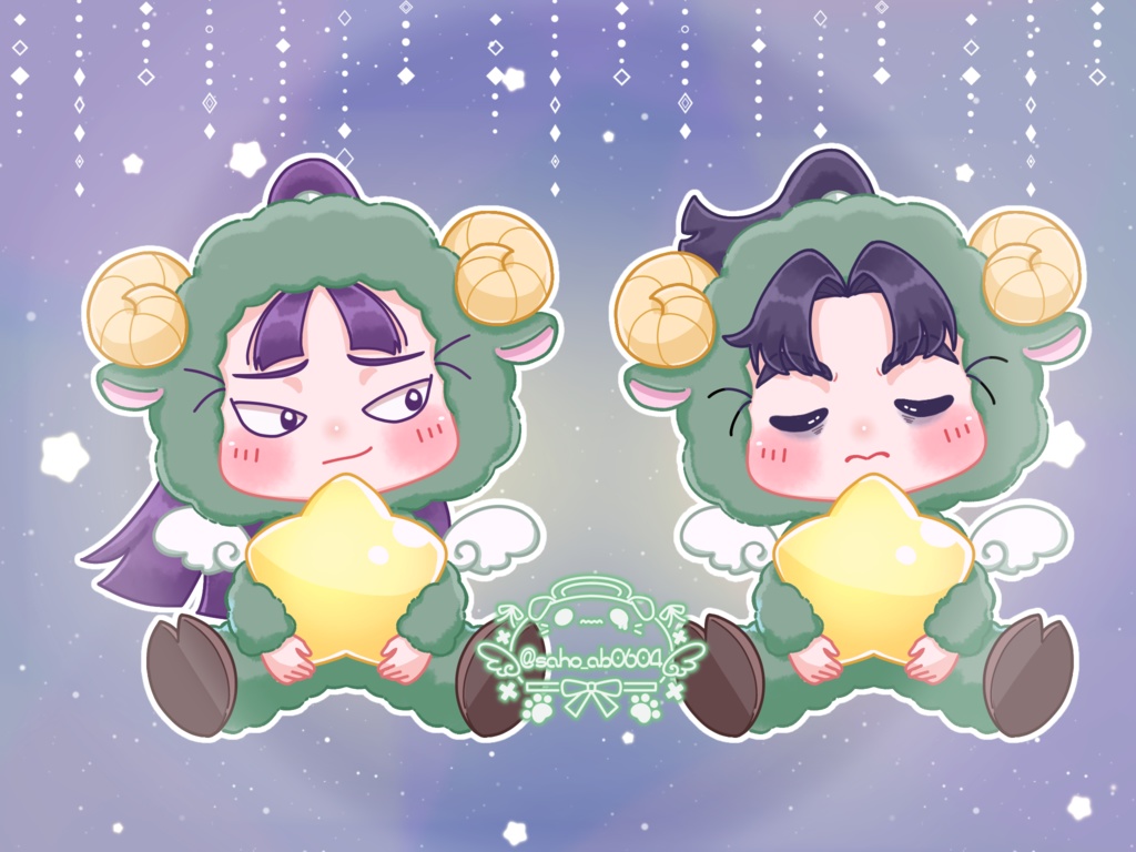 おやすみアクキー 6年生 ホロ加工