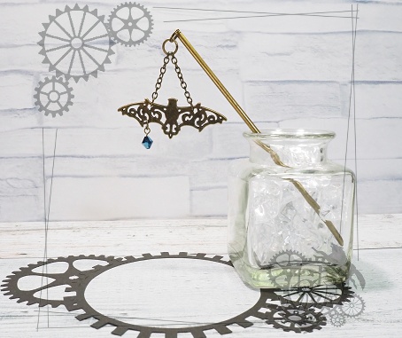 蝙蝠のかんざし