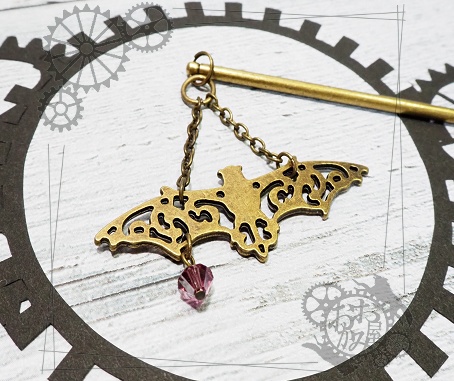 蝙蝠のかんざし