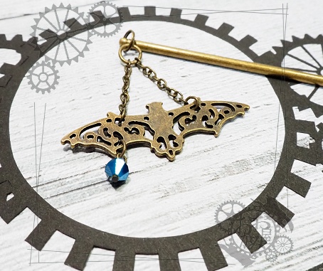 蝙蝠のかんざし