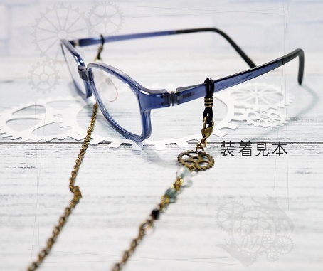 歯車と揺れる蜘蛛のマルチチェーン(眼鏡、マスク) 2種