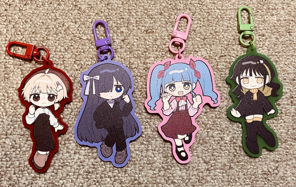 ラバスト風アクリルキーホルダーvol.1【バイアス・カルテット】