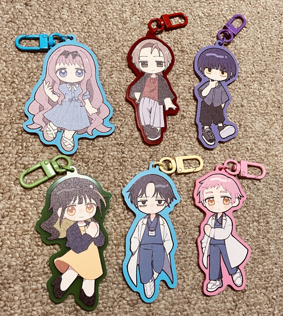 ラバスト風アクリルキーホルダーvol.2【DONARE】