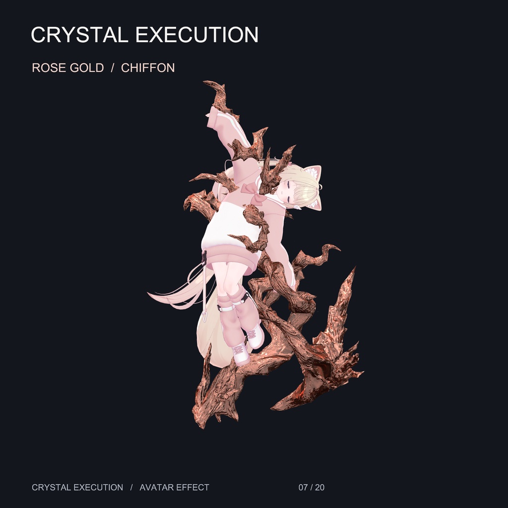 【20アバター対応・16色】水晶処刑 - Crystal Execution【midaris拡張】