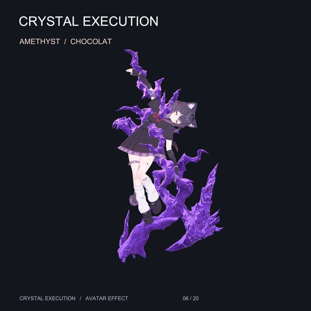【20アバター対応・16色】水晶処刑 - Crystal Execution【midaris拡張】