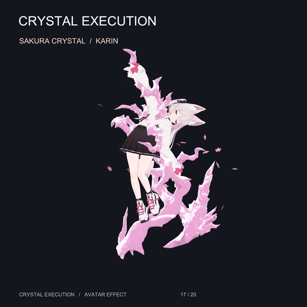 【20アバター対応・16色】水晶処刑 - Crystal Execution【midaris拡張】