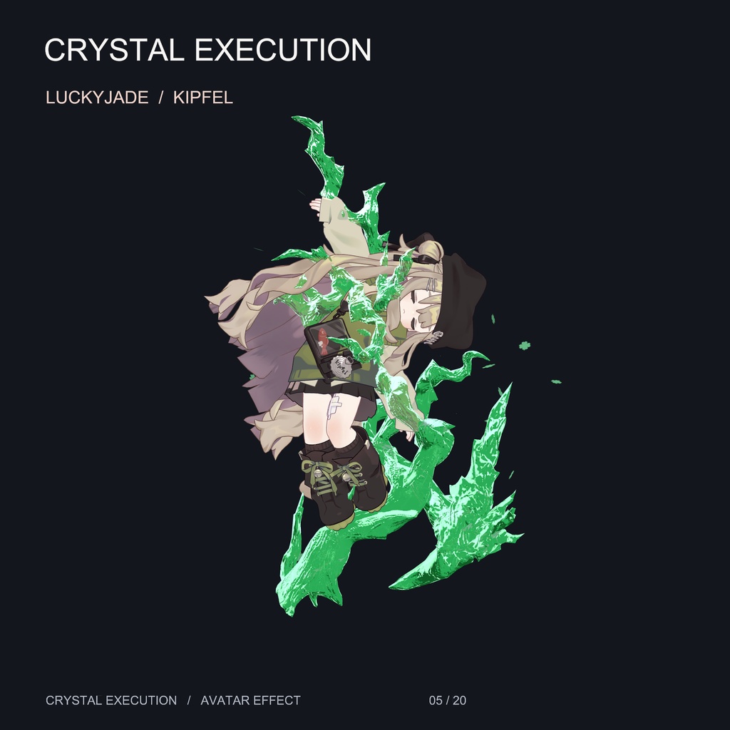 【20アバター対応・16色】水晶処刑 - Crystal Execution【midaris拡張】