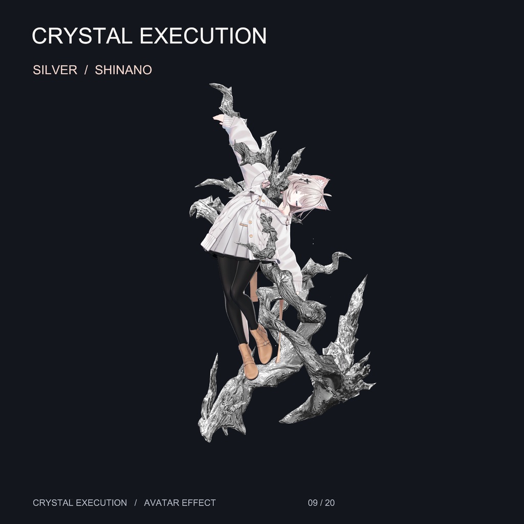 【20アバター対応・16色】水晶処刑 - Crystal Execution【midaris拡張】