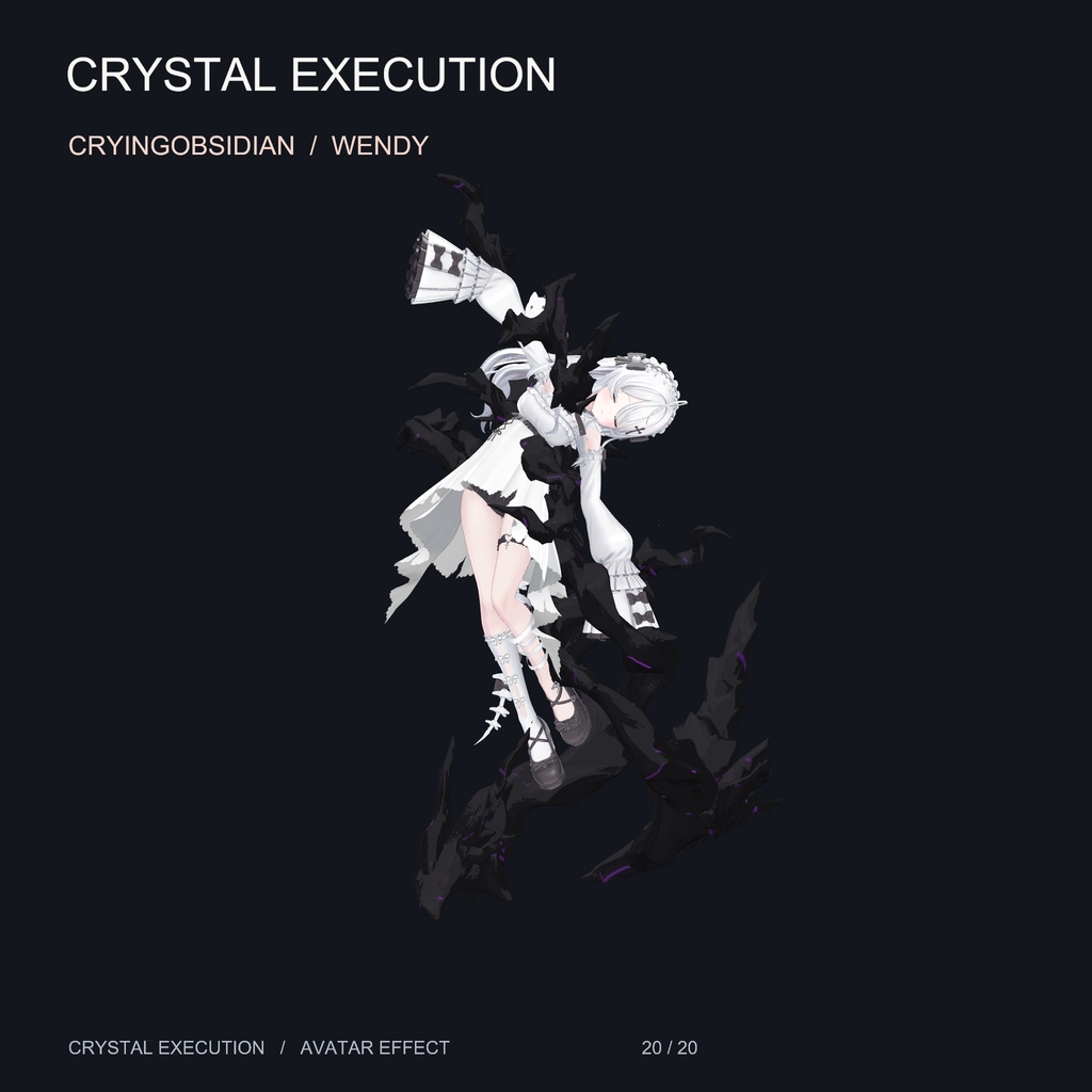 【20アバター対応・16色】水晶処刑 - Crystal Execution【midaris拡張】