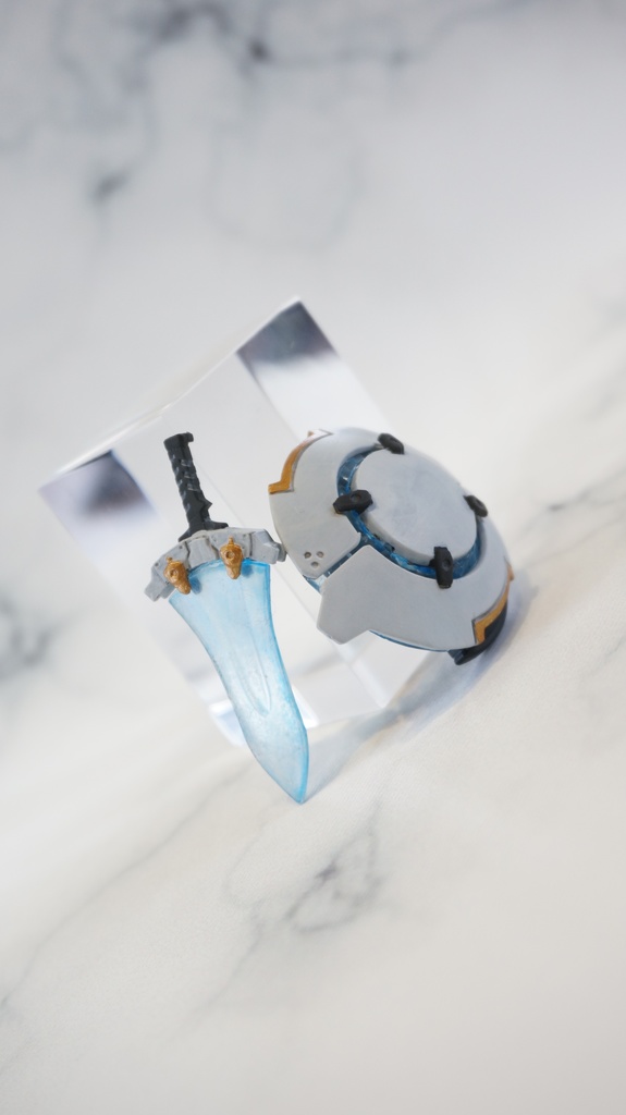 1/12スケールモデル用ラウンドシールドシステム