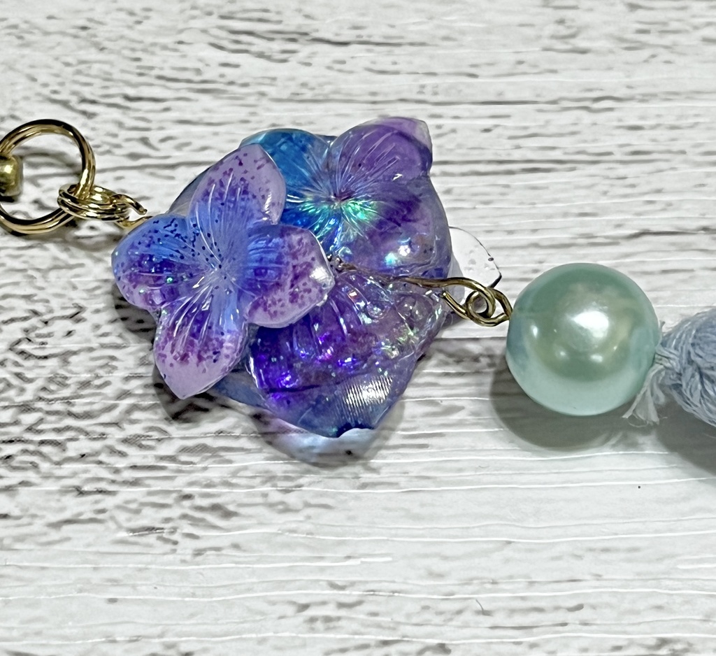 紫陽花✿かんざし*水色