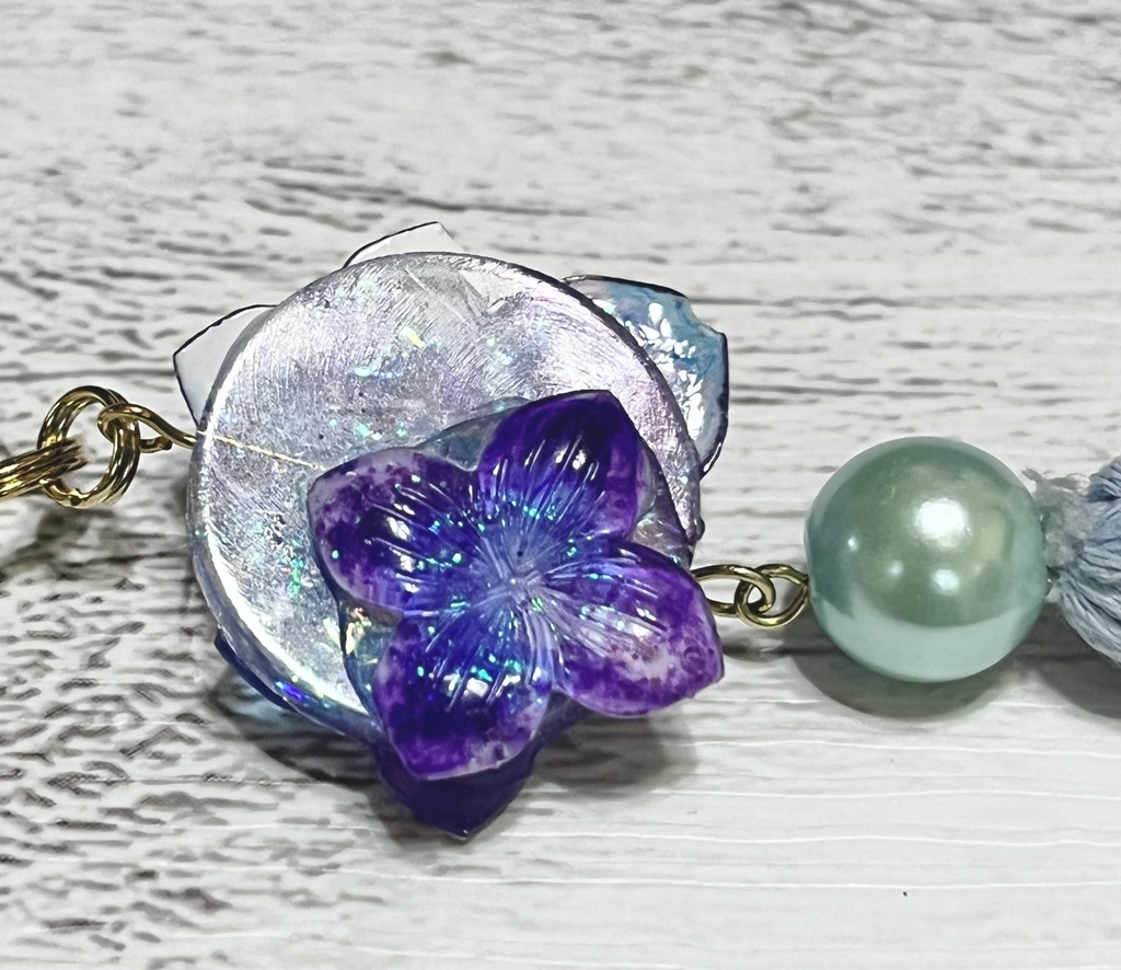 紫陽花✿かんざし*水色