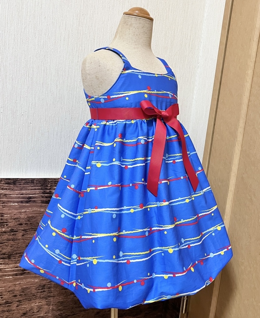 水風船風バルーンワンピース*JSK(110cm)