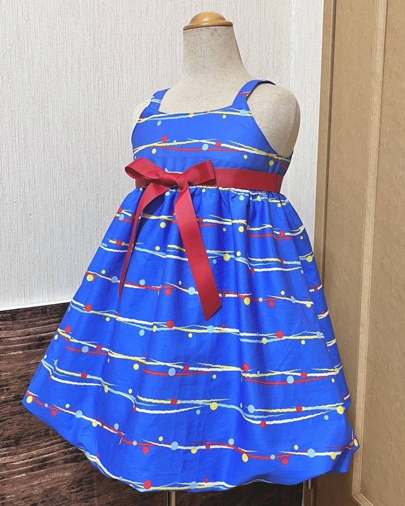 水風船風バルーンワンピース*JSK(110cm)