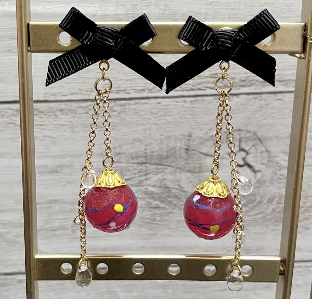 水風船&水滴*ピアス・イヤリング(金具変更無料)
