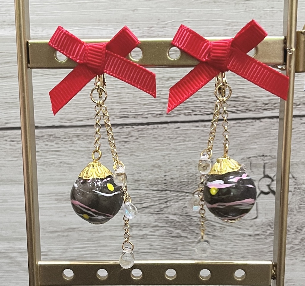 水風船&水滴*ピアス・イヤリング(金具変更無料)